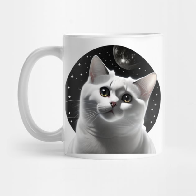 Cat looking at infinity by ShopColDigital